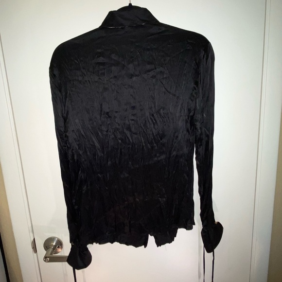 Crinkled Silk Blouse | Robert Cavalli - Picture 5 of 6